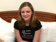 Naughty teen skank gets dick
