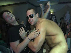 Amateurs partying with strippers
