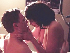 Morena baccarin rides cock hot