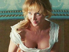 Uma thurman nipple slip scenes
